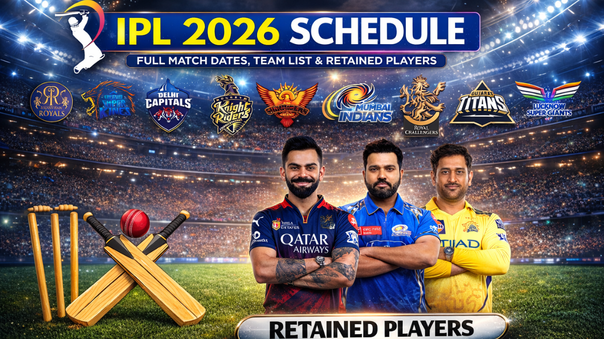 IPL 2026 Schedule: Full Match Dates, Team List, and Retained Players | Nepinsights